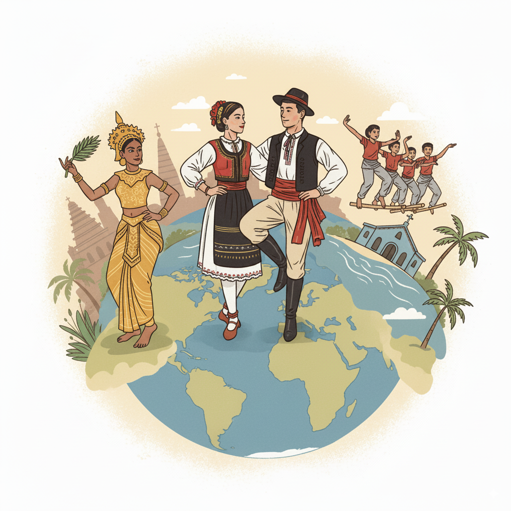 A táncok világa, a világ táncai – Kalotaszegtől, Sri Lankán át a Fülöp-szigetekig